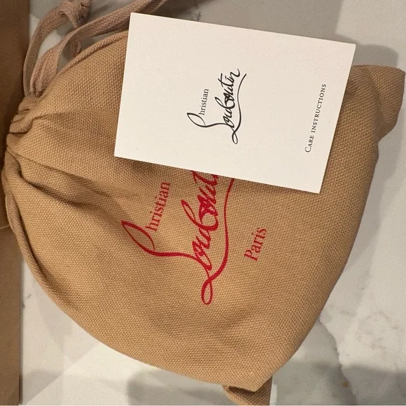 Christian Louboutin Black Belt with  Gold hardware New in Box - Picture 5 of 11